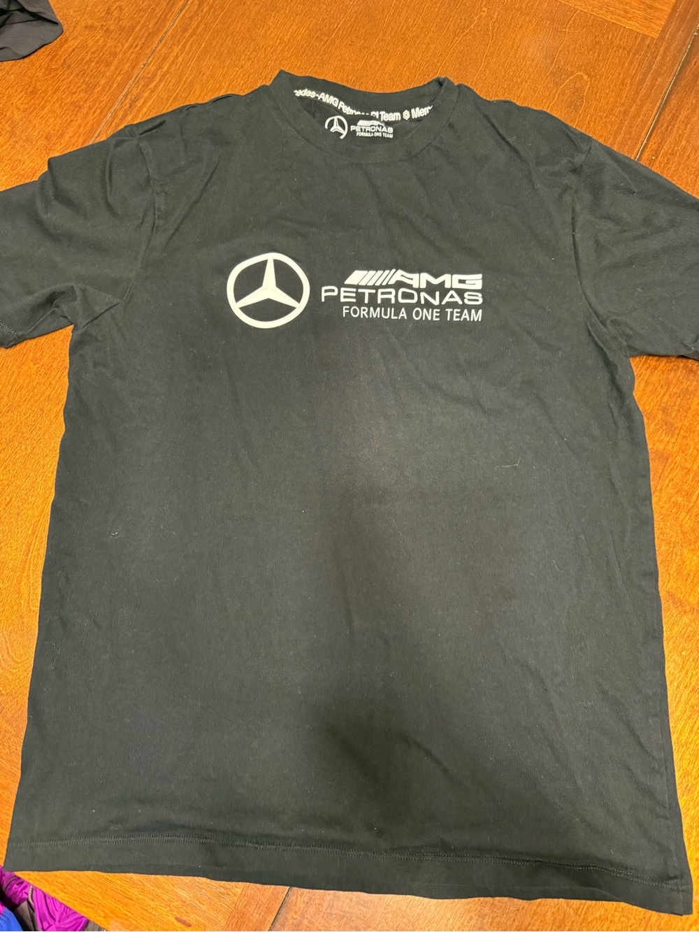 Mercedes-AMG Petronas F1 Team DNA Graphic T-Shirt Black Men’s Medium Official